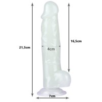 Светящийся в темноте фаллос на присоске Lumino Play Dildo 22 см