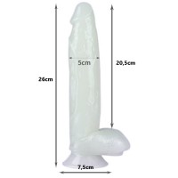 Светящийся в темноте фаллос на присоске Lumino Play Dildo 26 см