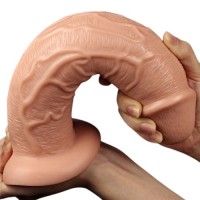 Большой фаллос на присоске Lovetoy Realistic Long Dildo 28 см