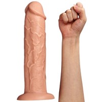 Большой фаллос на присоске Lovetoy Realistic Long Dildo 28 см