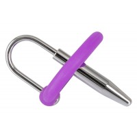Уретральный буж с силиконовым кольцом под головку Penis Plug