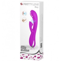 Вибратор Pretty Love Roy с функцией переминания и вакуумной стимуляцией клитора Вибратор Pretty Love Roy с функцией переминания и вакуумной стимуляцией клитора