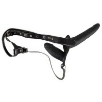 Двойной страпон черного цвета Double Strap On