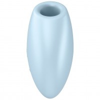 Вакуумно-волновой стимулятор с вибрацией Satisfyer Cutie Heart голубой