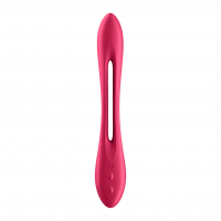 Многофункциональный вибратор для пар с гибкой основой Satisfyer Elastic Joy Red Многофункциональный вибратор для пар с гибкой основой Satisfyer Elastic Joy Red