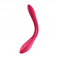 Многофункциональный вибратор для пар с гибкой основой Satisfyer Elastic Joy Red Многофункциональный вибратор для пар с гибкой основой Satisfyer Elastic Joy Red