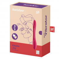Многофункциональный вибратор для пар с гибкой основой Satisfyer Elastic Joy Red Многофункциональный вибратор для пар с гибкой основой Satisfyer Elastic Joy Red
