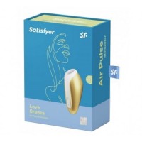 Вакуумно-волновой стимулятор клитора Satisfyer Love Breeze золотой