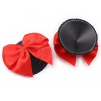 Черные пэстисы с красными бантиками