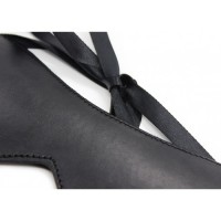 Черная БДСМ маска с лентами Черная БДСМ маска с лентами