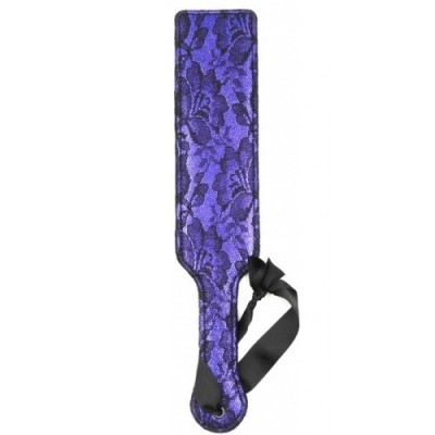 Пэдл фиолетового цвета декорированный кружевом 37 см Пэдл фиолетового цвета декорированный кружевом 37 см