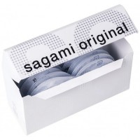 Полиуретановые презервативы Sagami Original L-size 0,02 12 шт