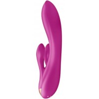 Смарт-вибратор с клиторальным стимулятором Satisfyer Double Flex фиолетовый