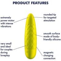 Мини-вибратор Satisfyer Ultra Power Bullet 5 желтый