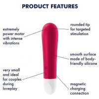 Мини-вибратор Satisfyer Ultra Power Bullet 1 красный