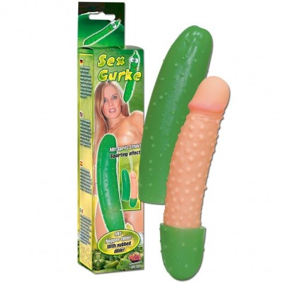 Сувенирный фаллоимитатор Огурец Sex Gurcke