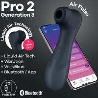 Вакуумно-волновой бесконтактный смарт-стимулятор Satisfyer Pro 2 Generation 3 Connect App Black