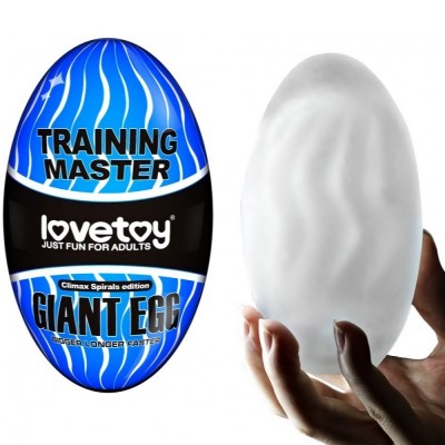 Большое яйцо-мастурбатор Giant Egg Climax Spirals Edition Большое яйцо-мастурбатор Giant Egg Climax Spirals Edition