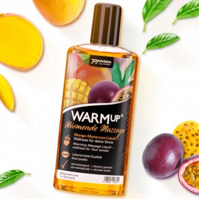 Разогревающее массажное масло WARMup со вкусом Манго и Маракуйя 150 мл Разогревающее массажное масло WARMup со вкусом Манго и Маракуйя 150 мл