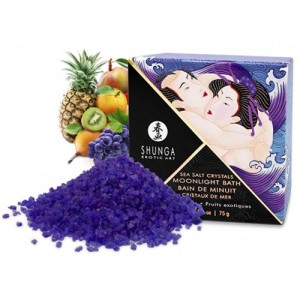 Соль мёртвого моря Shunga Moonlight Bath Exotic Fruits экзотические фрукты 75 гр