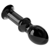 Анальная пробка из стекла Glass Romance черная Анальная пробка из стекла Glass Romance черная