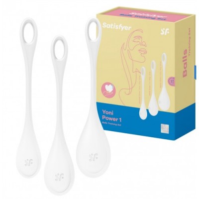 Вагинальные шарики Satisfyer Yoni Power 1 Kegel Balls белые