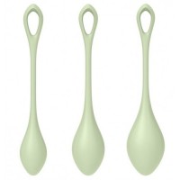 Вагинальные шарики Satisfyer Yoni Power 2 Kegel Balls салатовые