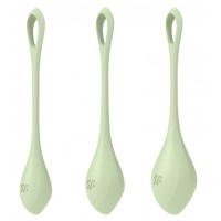 Вагинальные шарики Satisfyer Yoni Power 2 Kegel Balls салатовые