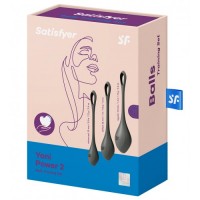 Вагинальные шарики Satisfyer Yoni Power 2 Kegel Balls черные