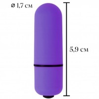 Фиолетовая вибропуля X-Basic Bullet Mini Lovetoy Фиолетовая вибропуля X-Basic Bullet Mini Lovetoy
