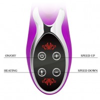 Перезаряжаемый вибратор Pretty Love Crazy с функцией подогрева Перезаряжаемый вибратор Pretty Love Crazy с функцией подогрева