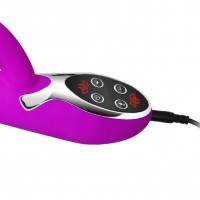 Перезаряжаемый вибратор Pretty Love Crazy с функцией подогрева Перезаряжаемый вибратор Pretty Love Crazy с функцией подогрева