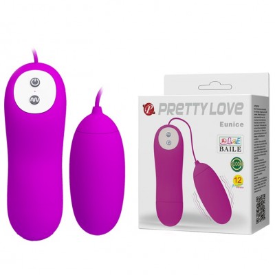 Виброяйцо с пультом управления Pretty Love Eunice