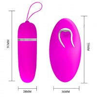 Виброяйцо с беспроводным управлением Pretty Love Debby