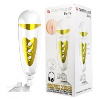 Перезаряжаемый вибромастурбатор с голосовым сопровождением Pretty Love Sally Перезаряжаемый вибромастурбатор с голосовым сопровождением Pretty Love Sally