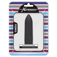 Черная вибропуля X-Basic Bullet Long Lovetoy Черная вибропуля X-Basic Bullet Long Lovetoy