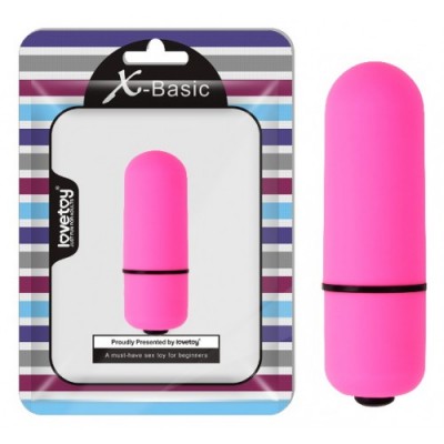 Розовая вибропуля X-Basic Bullet Mini Lovetoy Розовая вибропуля X-Basic Bullet Mini Lovetoy