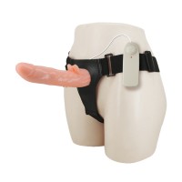 Фаллопротез с клиторальным отростком и вибрацией Ultra Passionate Harness