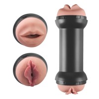 Двойной мастурбатор Training Master Double Side Stroker Mouth and Pussy
