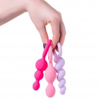 Набор разноцветных анальных стимуляторов Satisfyer Booty Call