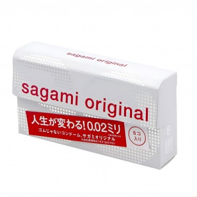 Полиуретановые презервативы Sagami Original 0,02 6 шт
