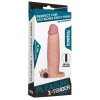 Удлиняющая насадка на пенис с вибрацией X-Tender Penis Sleeve + 5,5 см Удлиняющая насадка на пенис с вибрацией X-Tender Penis Sleeve + 5,5 см