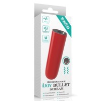 Красный мини вибратор Ijoy Rechargeable Bullet Scream