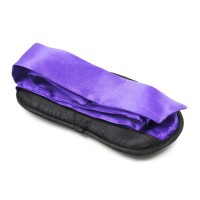 Черная маска на глаза с фиолетовыми лентами Черная маска на глаза с фиолетовыми лентами