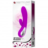 Перезаряжаемый вибратор Pretty Love Elmer с клиторальным стимулятором