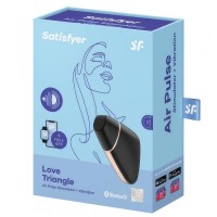 Бесконтактный смарт-стимулятор клитора Satisfyer Love Triangle черный