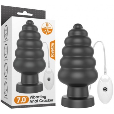 Большая анальная пробка с вибрацией King Sized Vibrating Anal Cracker 18 см Большая анальная пробка с вибрацией King Sized Vibrating Anal Cracker 18 см