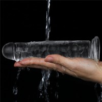 Прозрачный фаллоимитатор Lovetoy Flawless Clear Dildo 18 см Прозрачный фаллоимитатор Lovetoy Flawless Clear Dildo 18 см
