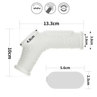 Рельефная вибронасадка на пенис и мошонку Vibrating Drip Knights Ring with Scrotum Sleeve Рельефная вибронасадка на пенис и мошонку Vibrating Drip Knights Ring with Scrotum Sleeve