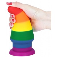 Радужная анальная пробка Prider Anal Plug 15 см